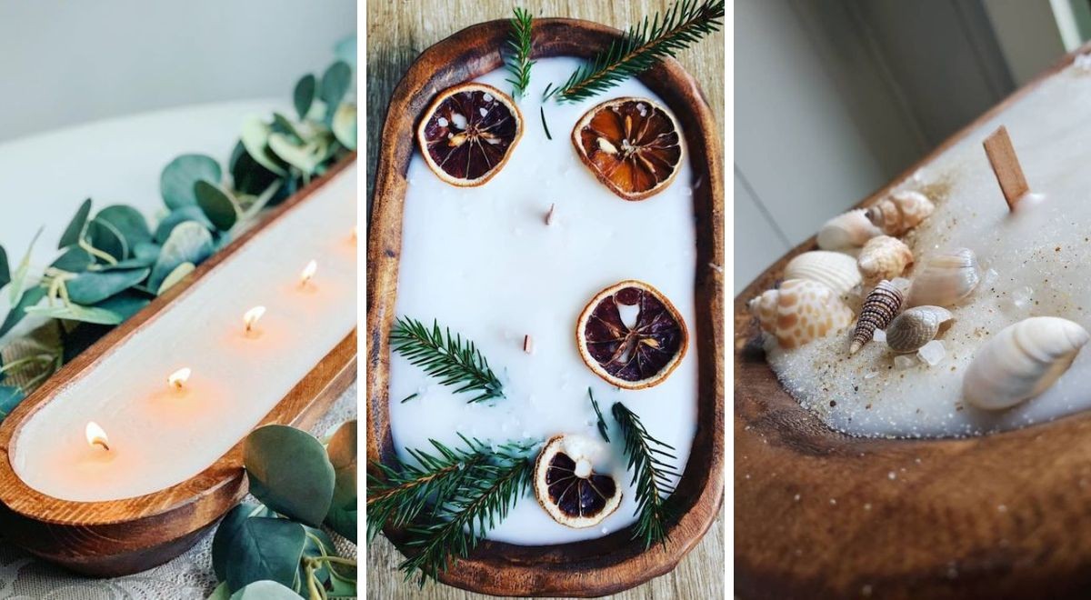 Svuota Tasche Vassoio Legno Rotondo 40cm Con Manico - Decorativo Rustico, Portata Per Tavolo, Centrotavola Fatto A Mano Centro Tavola Moderno