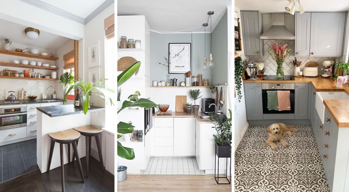 Furnishing small kitchens: 10 ideas for decorating tiny spaces ...