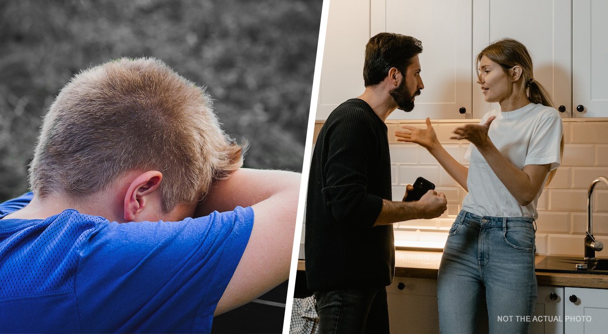 Papà decide di dare una lezione al figlio di 9 anni la moglie