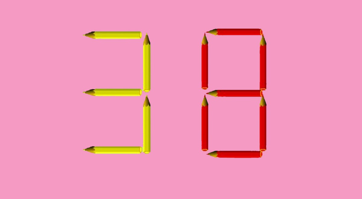 Pencil brainteaser Move only two pencils to get the highest number