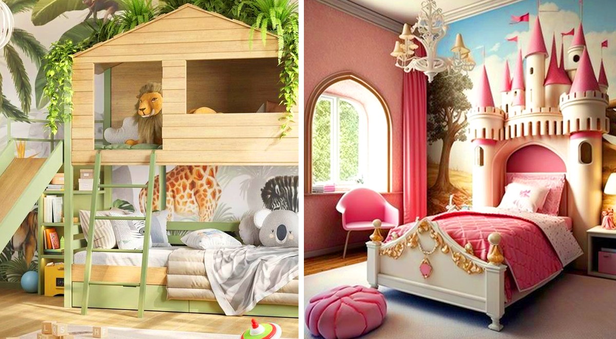 Children's bedrooms these unique furnishing projects will take your
