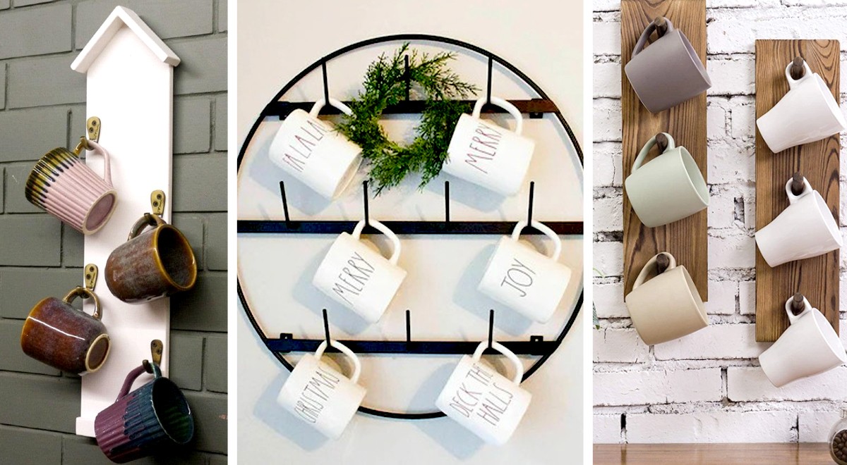Don't know how or where to store your cups and mugs? Be inspired by