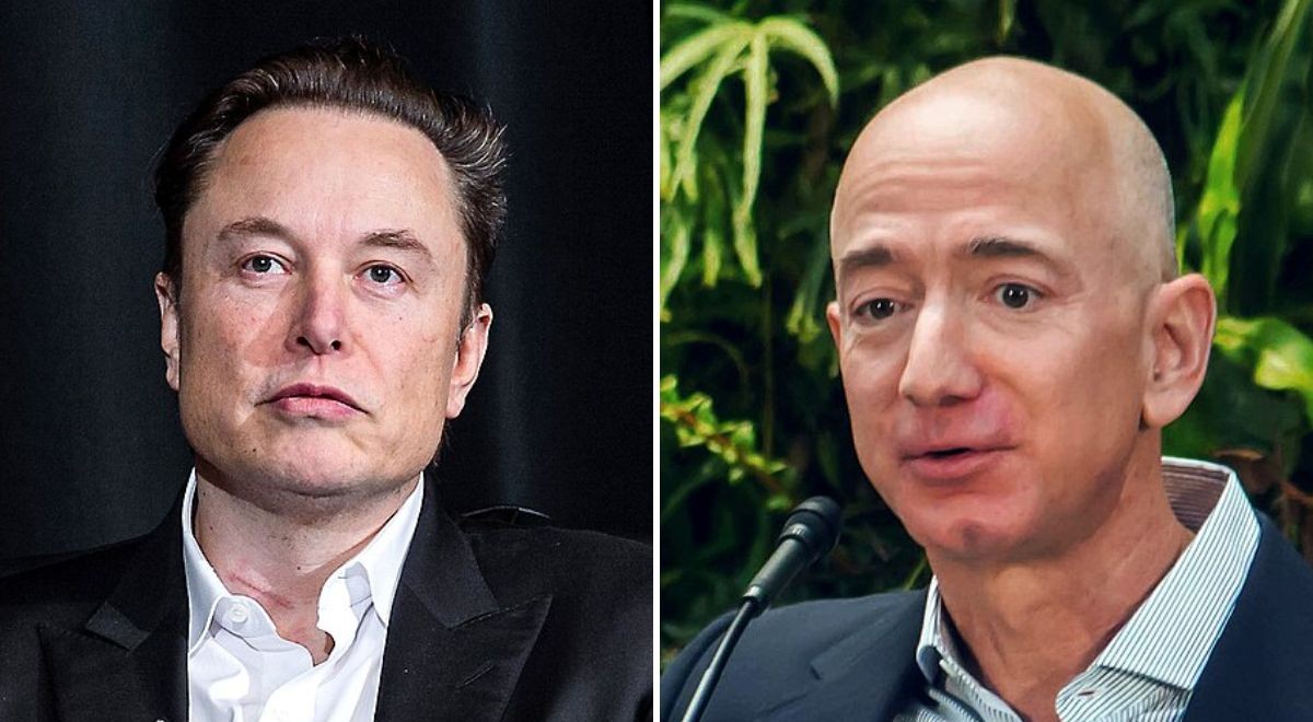 Jeff Bezos Ber Elon Musk Om Hjälp Med Att Skicka Upp Sina Satelliter I ...