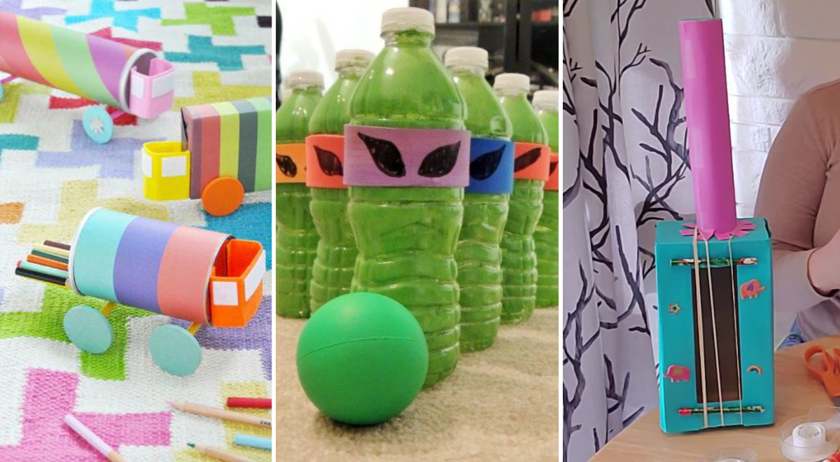 Have fun creating toys for children with these 8 recycling projects ...