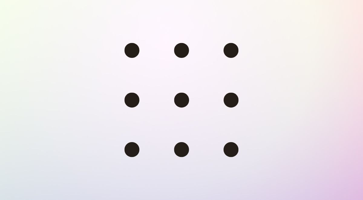 Jeu des 9 points reliez tous les points avec 4 lignes continues Curioctopus.fr