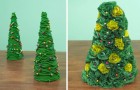 Make lovely miniature Christmas trees!
