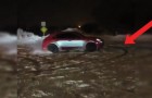 Driften op sneeuw: deze Lamborghini zorgt voor een spektakel!
