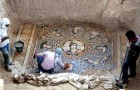 Salvano antichi mosaici da un'inondazione: dopo 2000 anni lo stato di conservazione è incredibile