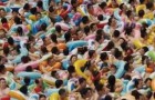 Hacinados en una piscina: el increible video de una piscina en China durante un dia muy caluroso