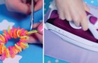 Een aantal tips en trucs om plastic rietjes om te toveren tot een prachtige en gekleurde !