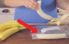 Schil de bananen en doe ze in een zakje: zie hier het makkelijkste en snelste dessert dat er bestaat