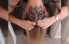 A fantastic hairstyle for long hair --- in only five minutes!