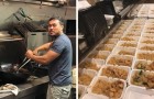 Sie kochen mehr als 1000 Mahlzeiten für die Opfer des Hurrikans aber niemand spricht davon: Ein Post ändert die Geschichte