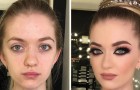 16 vorher-nachher Bilder die die Macht von Make-up zeigen