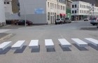 Strisce pedonali a illusione ottica: anche l'Islanda testa la segnaletica stradale 