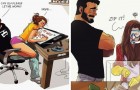 Dieser Illustrator stellt in witzigen Comics das Leben von ihm und seiner Frau dar