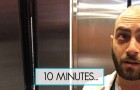 Bloqué dans l'ascenseur le 1er jour de pratique médicale: l'histoire de cet étudiant fait rire tout le monde