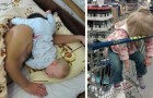 20 children who suddenly fell asleep in the most incredible positions
