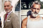 21 very handsome men who will make you fall in love with silver gray hair