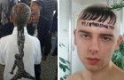 20 Leute, die einen bestimmten Schnitt verlangten, und ihr Friseur ihnen gegeben hat was sie wollten