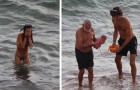 Eine russische Touristin entbindet im Roten Meer: Ein Facebook Nutzer hält den Moment fest