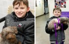 Een kind gaat naar het asiel en adopteert de oudste hond die hij ziet: een les voor iedereen!