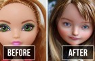 Cet artiste ukrainien enlève le maquillage des poupées et redessine les visages : l'effet final est incroyablement réel