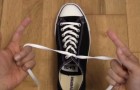 Wusstet ihr, dass es eine Methode gibt, Schuhe in 1 SEKUNDE zu binden?