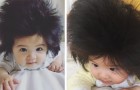 This baby girl is only 7 months old but has already gained fame due to her extraordinary hair!