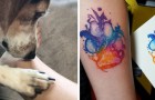 Estos tatuajes dedicados al propio amigo de 4 patas les hara venir ganas de hacer uno