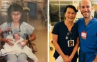 This nurse had taken care of him when he was born prematurely and now 30 years later they recognized each other working at the same hospital!