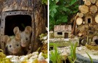 Ein Fotograf entdeckt Mäuse in seinem Garten und baut ihnen ein fantastisches Dorf im Kleinformat