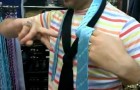 The easiest and fastest way to tie a tie