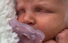 She gives birth to a beautiful white-haired baby girl, and the photos go viral on the Internet