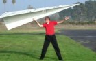 Largest paper plane in the world !