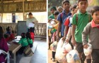 In questa scuola gli studenti meno fortunati possono pagare le lezioni con rifiuti di plastica al posto dei soldi