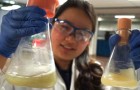Eine 23-jährige Studentin sagt, dass sie den Prozess der Umwandlung von Kunststoff in biologisch abbaubares Material entdeckt hat