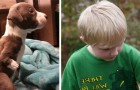 Ett handikappat barn adopterar en hundvalp som har svårt att gå och sedan dess har de två varit bästa vänner
