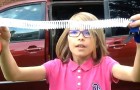 This 9-year-old girl has invented a brilliant system to keep parents from forgetting their children in the car ...