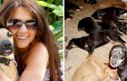 Esta mujer ha hospedado en su casa a 97 perros para salvarlos de la furia del huracán Dorian de las Bahamas