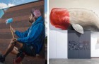 25 opere imponenti di street art urbana che sembrano catapultarci in un'altra dimensione
