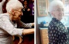 At 86 she decided to do something about her scoliosis and thanks to yoga she has started walking again