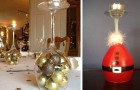 Natale: 10 idee originali per utilizzare i calici di vetro come centrotavola e portacandele