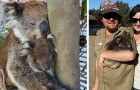 Este hombre se ha negado en dejar su parque amenazado de los incendios para proteger a más de 100 koalas