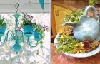15 soluzioni creative per decorare utilizzando le piante, in casa e non solo