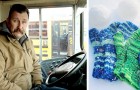 Dieser Schulbusfahrer kaufte Handschuhe und Hüte für seine kleinen Fahrgäste, die unter der Kälte litten