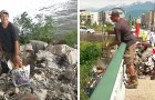 Après avoir perdu son emploi, ce jeune Français nettoie chaque jour les rivières, les routes et les parcs des déchets