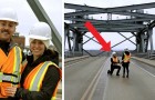 Deze ingenieur deed het huwelijksaanzoek aan zijn vriendin op de brug die ze samen hadden gebouwd