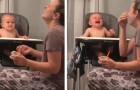 Deze baby schatert het uit als hij zijn moeder ziet niezen