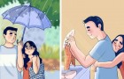 Questa illustratrice racconta l'amore attraverso 12 momenti quotidiani ma carichi di significato